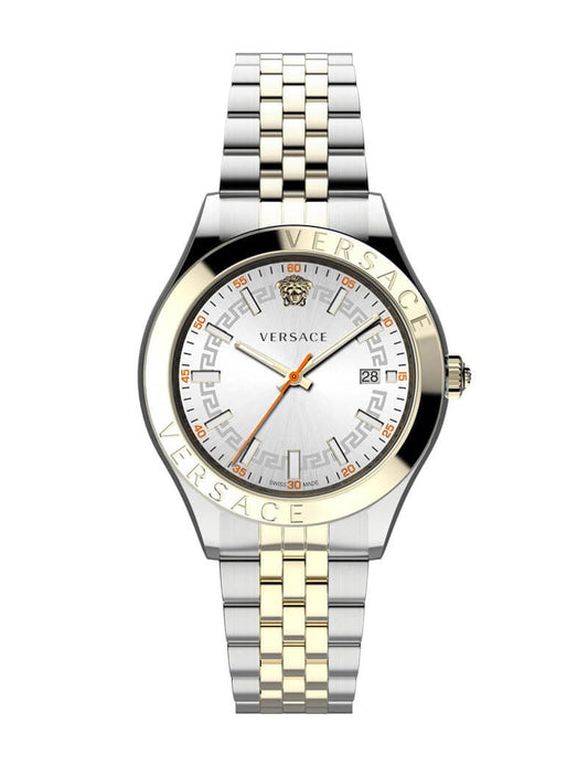 Versace Hellenyium Two-Tone Silver Men's Watch VEVK01121
