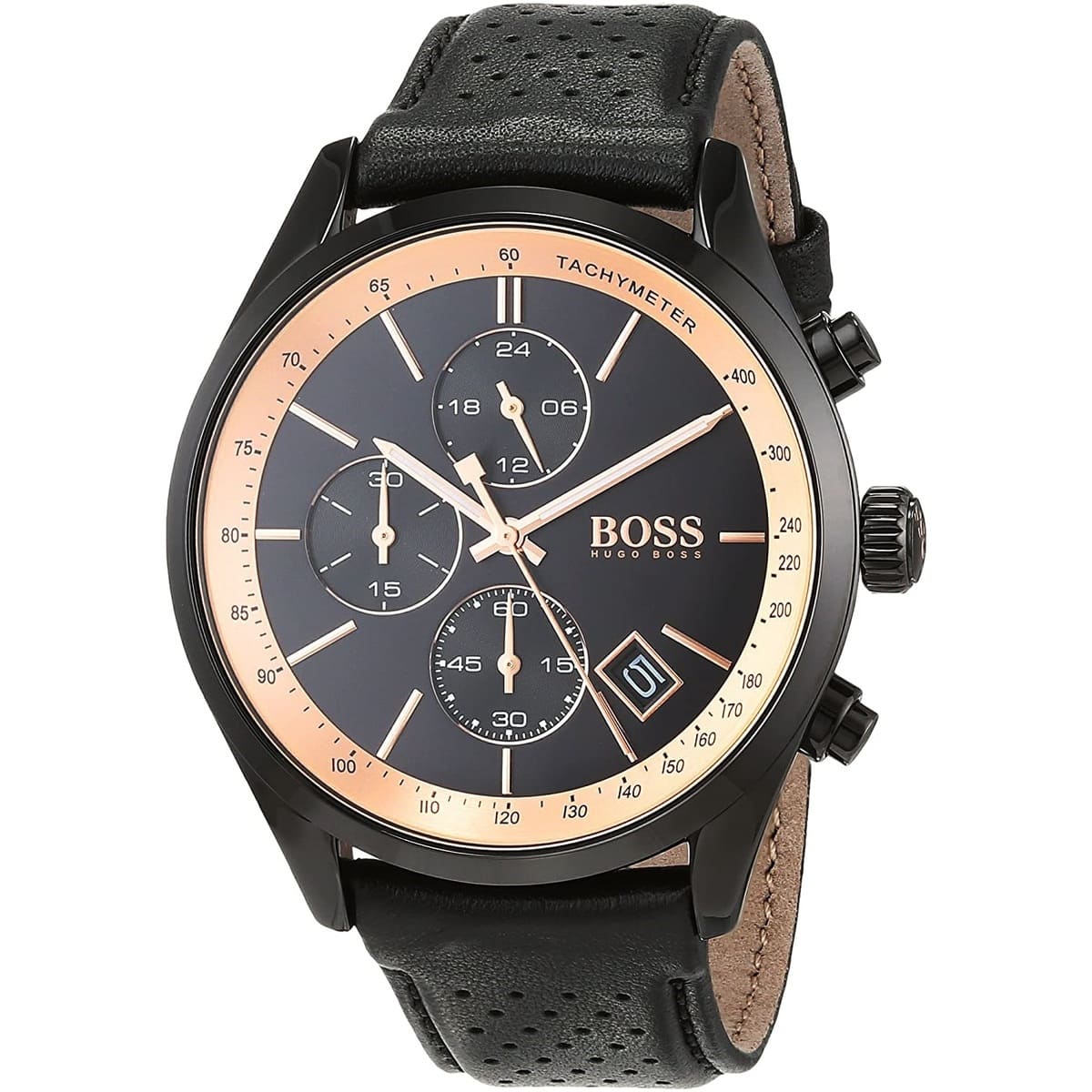 Hugo boss men's grand prix chronograph watch sale