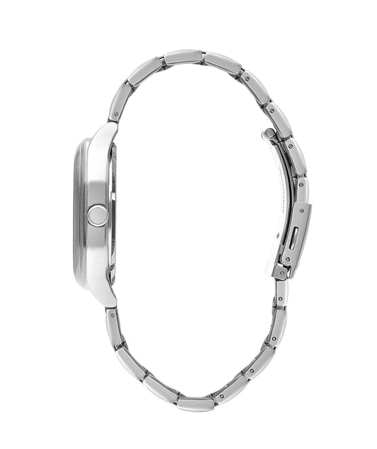 Lee Cooper Contemporary Square Case Blue Dual Silver Watch - LC07974.390