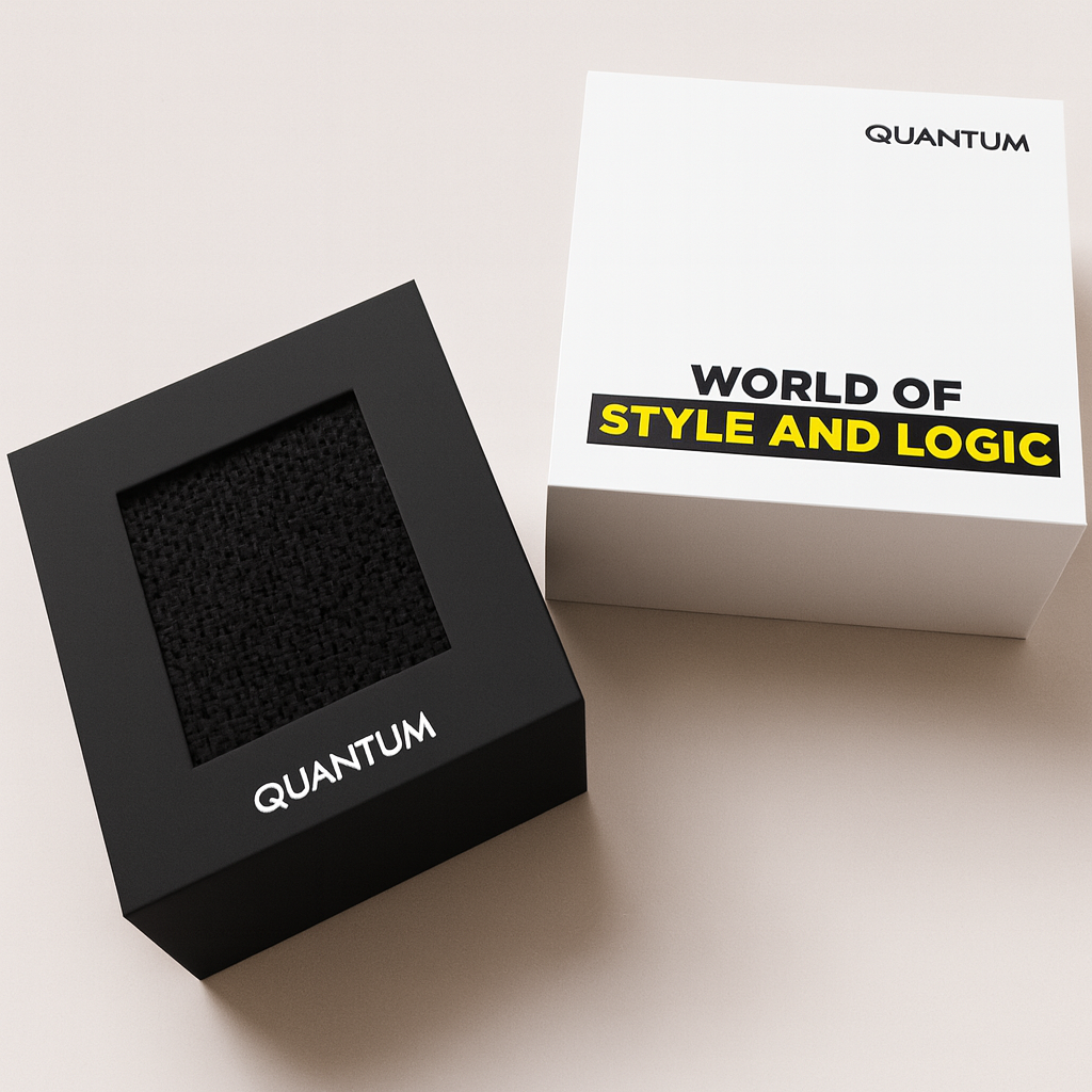 Quantum Black Chronograph Silicone Strap Watch HNG956.351