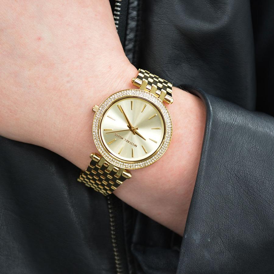 Michael Kors Darci Glitz Gold Dial Ladies Watch MK3191 Water resistance: 50 meters / 165 Movement: Quartz
