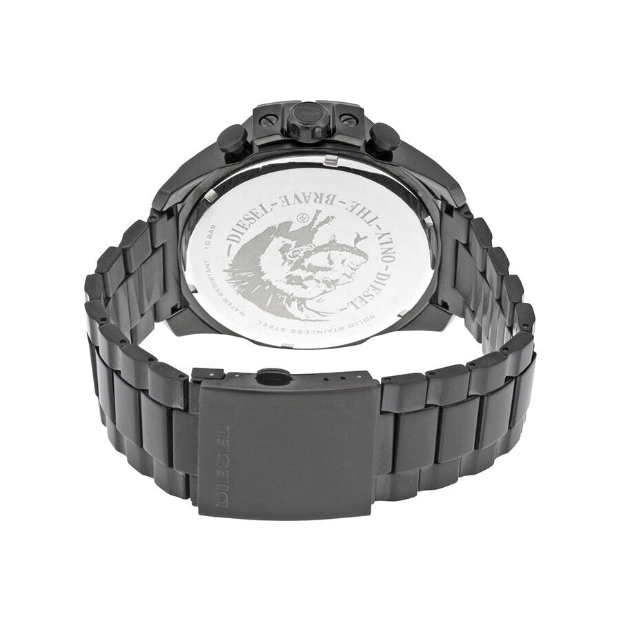 Diesel Mega Chief Chronograph Black Dial Men's Watch DZ4355