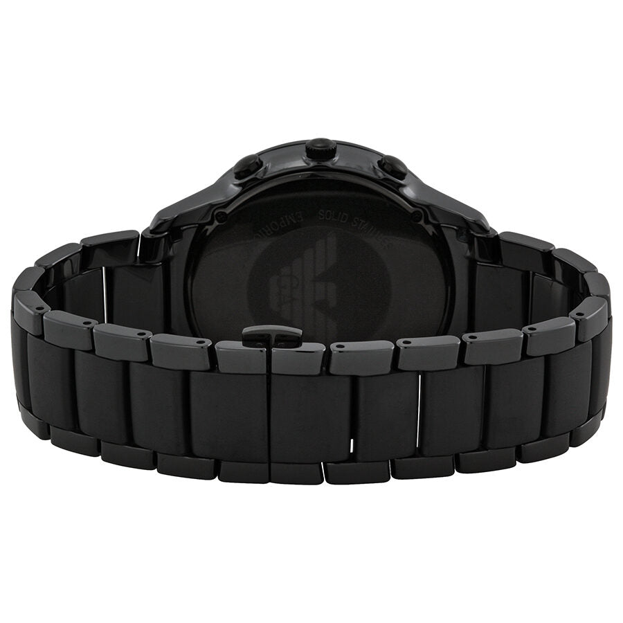 Emporio Armani Ceramica Chronograph Black Dial Men's Watch AR1451