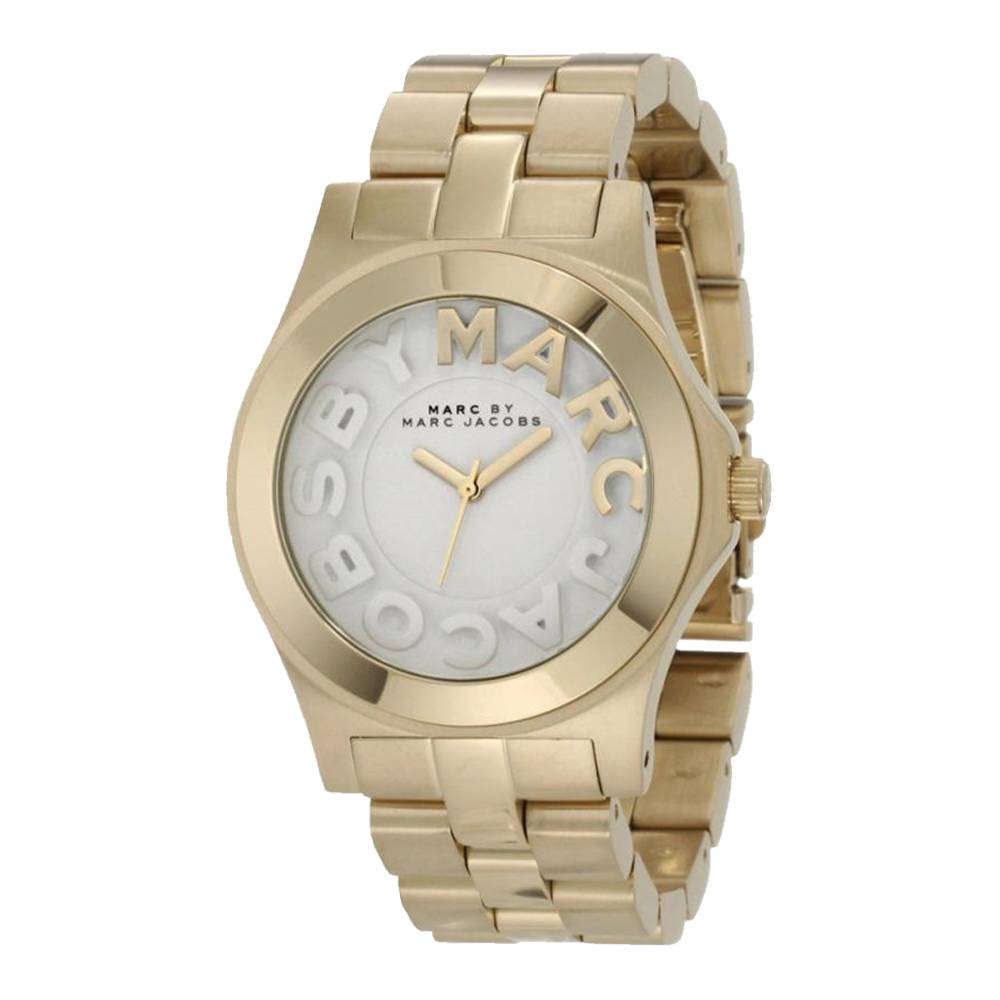 Marc Jacobs Women's 'Rivera' Gold-Tone Stainless Steel Watch MBM3134 - Big Daddy Watches
