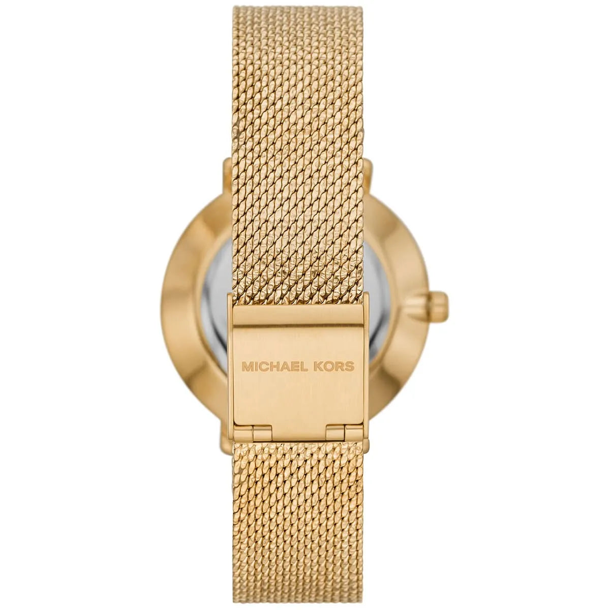 Michael Kors Pyper Quartz Mother of Pearl White Dial Gold Mesh Bracelet Watch For Women - MK4619