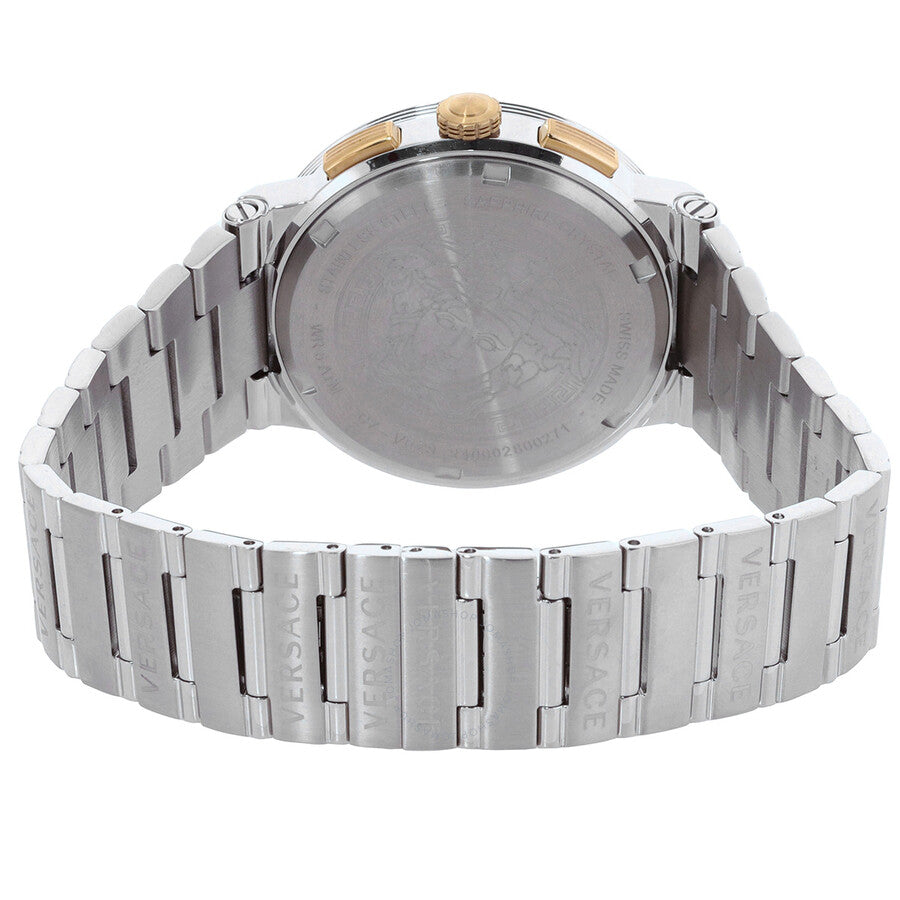 Versace Greca Logo Chronograph Quartz Blue Dial Men's Watch VEZ900221