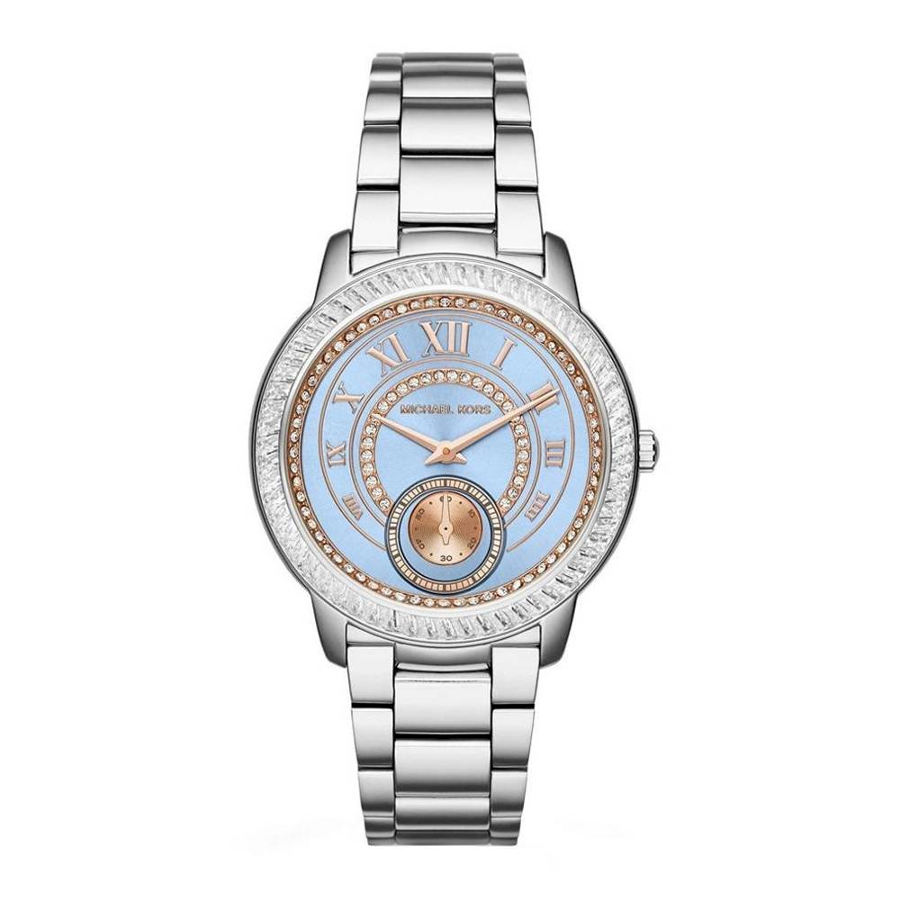 Michael kors clearance glitz watch silver