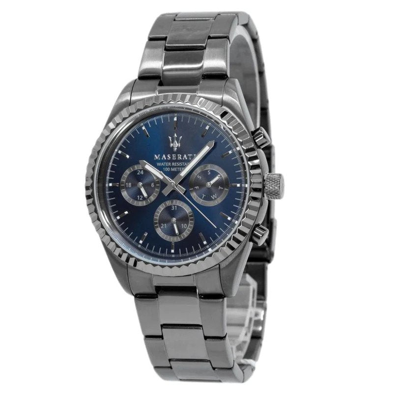 Men\'s Blue Quartz Maserati Watch Competizione Chronograph – Dial R885310