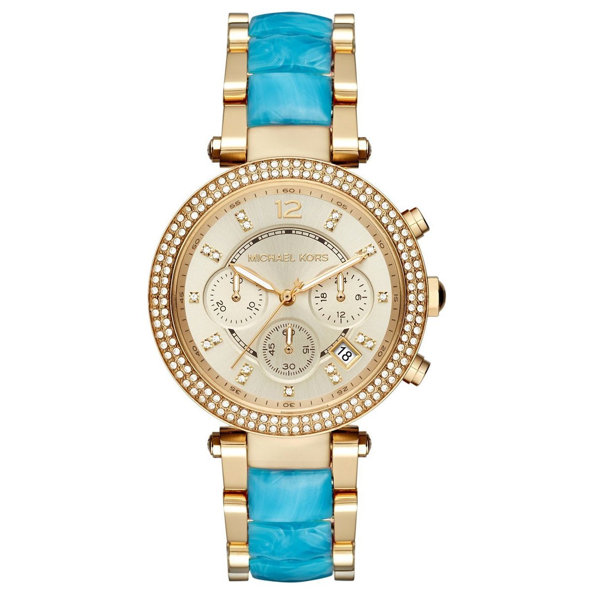 Michael Kors Parker Gold Tone Women s Watch MK6364