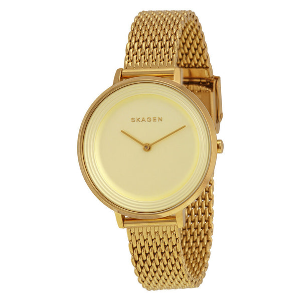 Skagen gold 2025 watch ladies