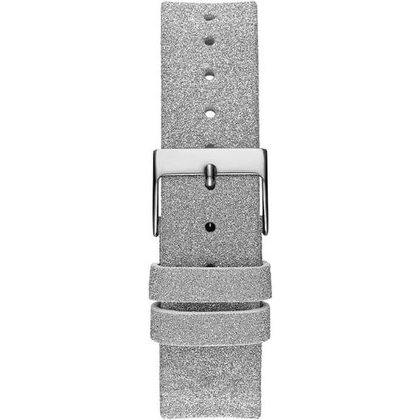 Guess Mariposa Silver Leather Women's Watch GW0008L1