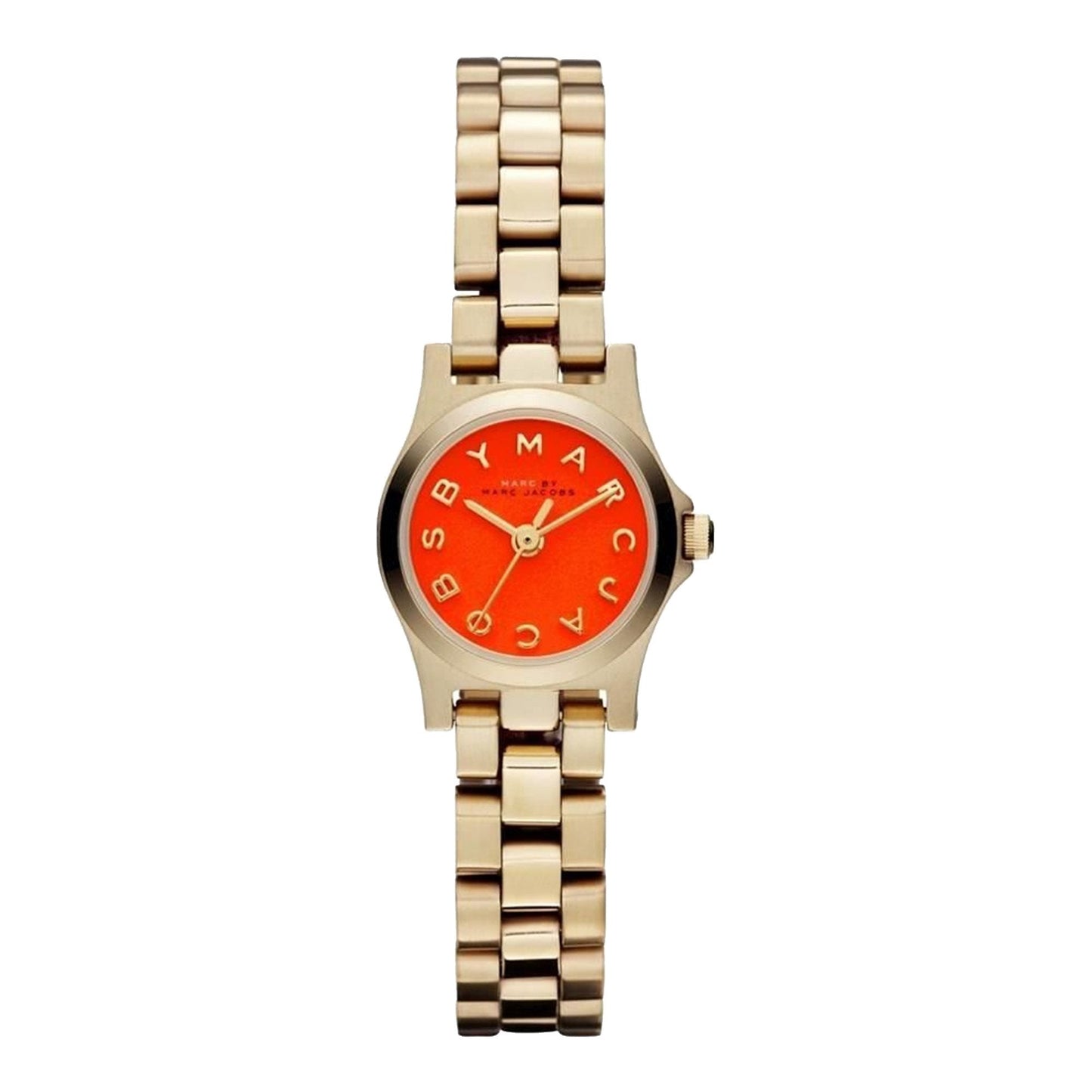 Marc By Marc Jacobs Henry Dinky Orange Dial Ladies Watch MBM3202