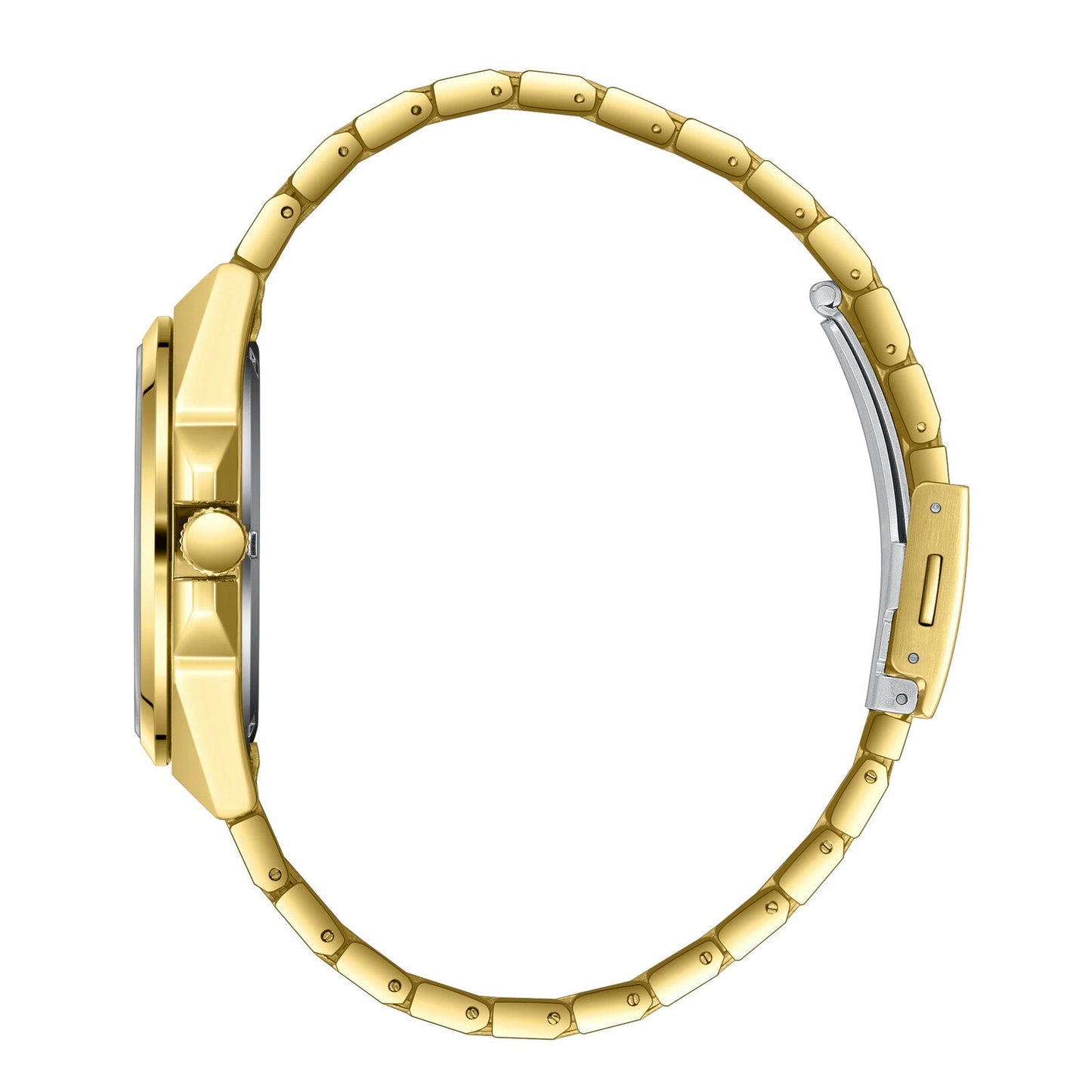 Lee Cooper Oswin Date Window Beige Dial Gold Watch - LC08271.160