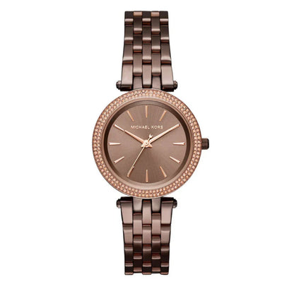 Michael Kors Darci Mini Darci Chocolate Brown Women's Watch - MK3553