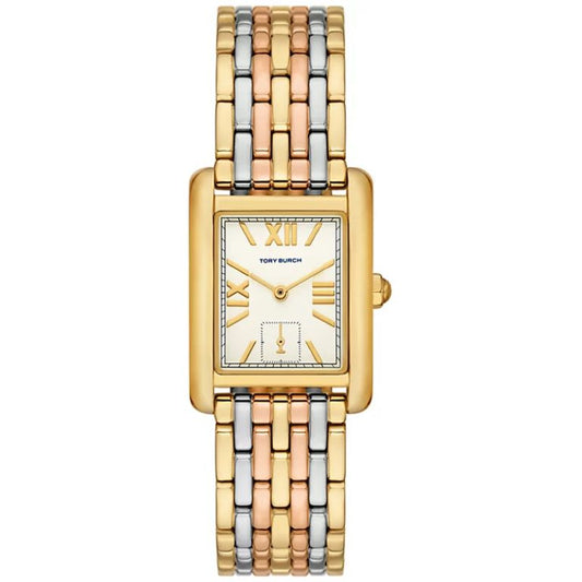 Tory Burch Women's The Eleanor Tri-Tone Stainless Steel Bracelet Watch 25mm