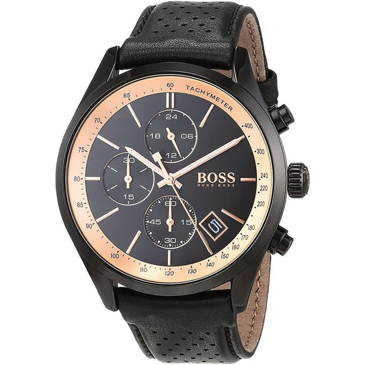 Hugo Boss Grand Prix Chronograph Black Dial Men's Watch 1513550