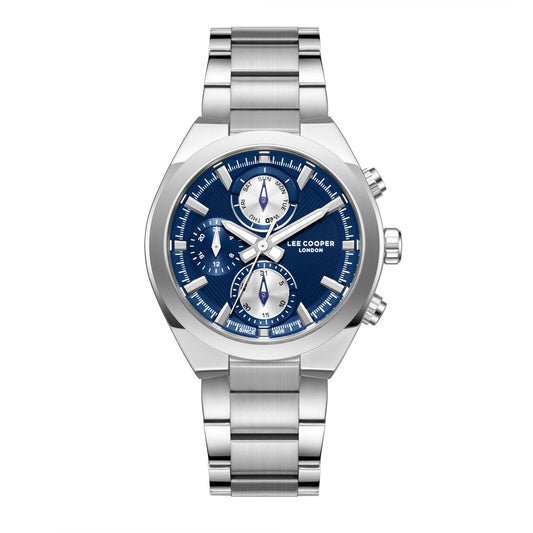 Lee Cooper Rodrigue Multifunction Blue Dial Silver Watch - LC08294.390