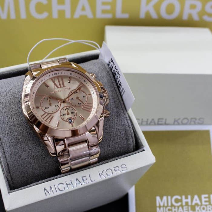 Michael Kors Bradshaw Chronograph Rose Gold Watch MK5503