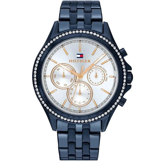 Tommy Hilfiger Ari Silver Dial Blue Women's Watch - 1782003