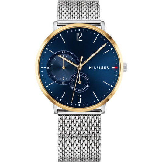 Tommy Hilfiger Blue Dial Silver Men's Watch 1791505