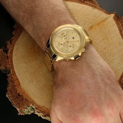 Tommy Hilfiger Lars Chronograph Gold Men's Watch - 1792060
