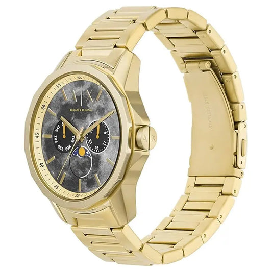 Armani Exchange Moonphase Gold Men's Watch - AX1737