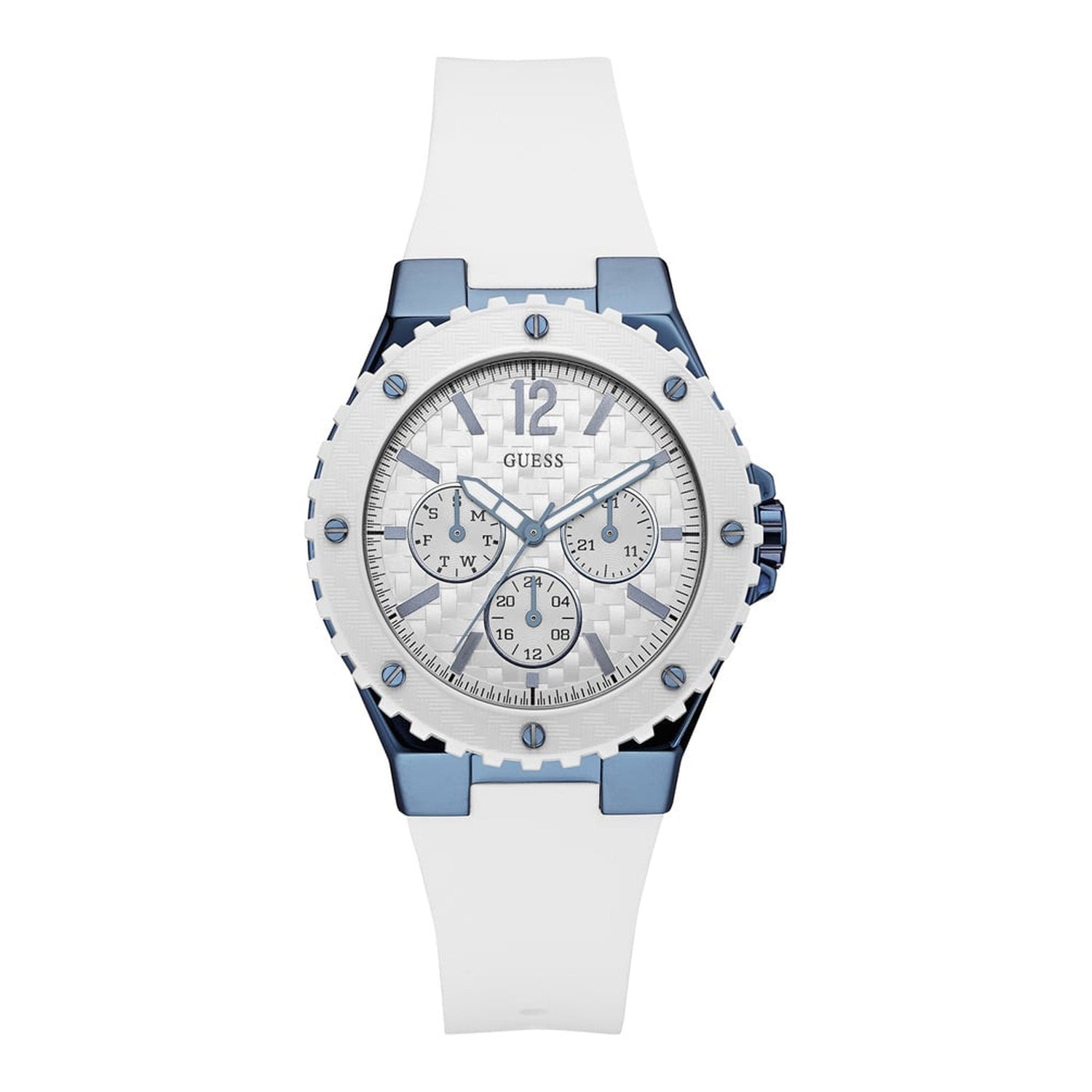 Guess Overdrive Multi-function Display Silicone Strap Women's Watch  W0149L6 - Big Daddy Watches