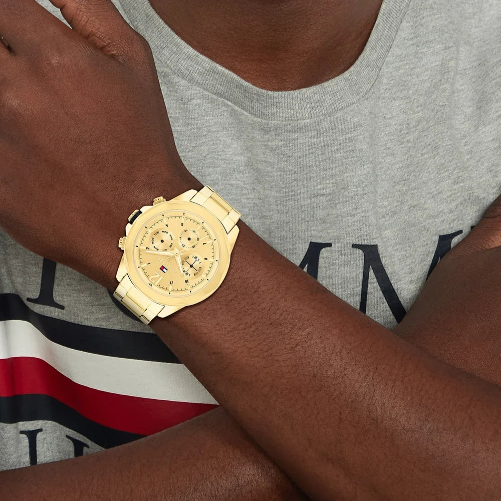 Tommy Hilfiger Lars Chronograph Gold Men's Watch - 1792060