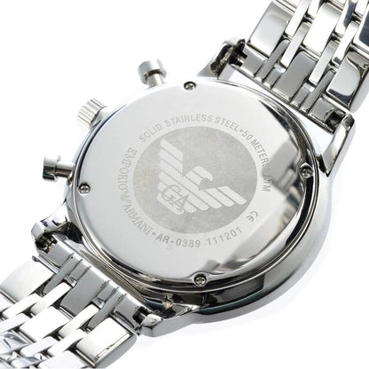 Emporio Armani Classic Chronograph Black Dial Men's Watch - AR0389