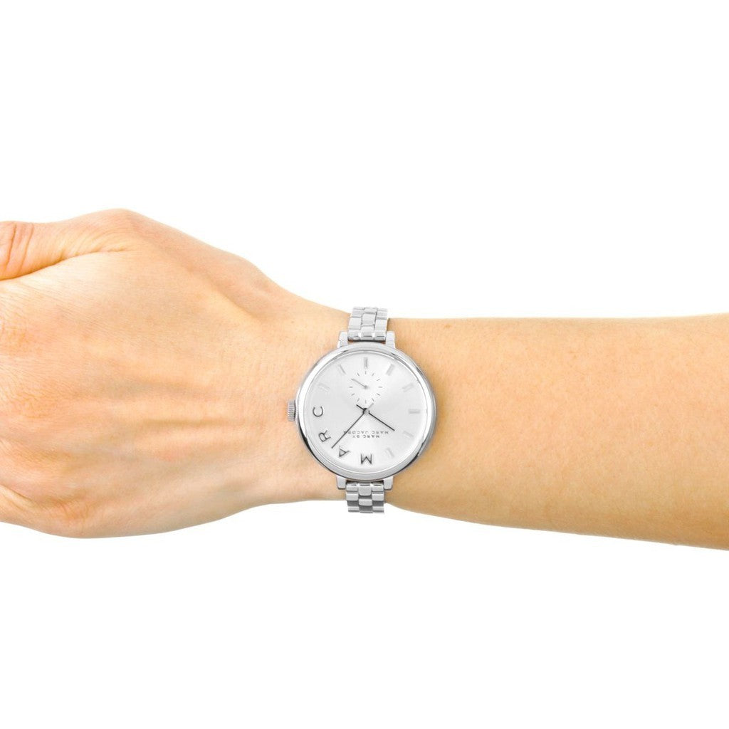 Marc Jacobs Sally Silver Dial 36mm Ladies Watch MBM3362
