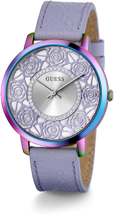 Guess US Women's Iridescent Floral Cutout Analog Women's Watch  GW0529L4 - Big Daddy Watches