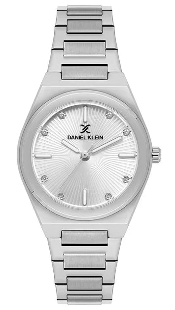 Daniel Klein Premium Three Hand Silver Watch - DK.1.13900-1