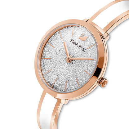 Swarovski Crystalline Delight Crystalline Fill Silver Dial Rose Gold Tone Women's Watch 5580541
