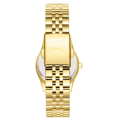 Slazenger Classic Fashion Silver Dial Gold Watch - SL.09.2596.3.130
