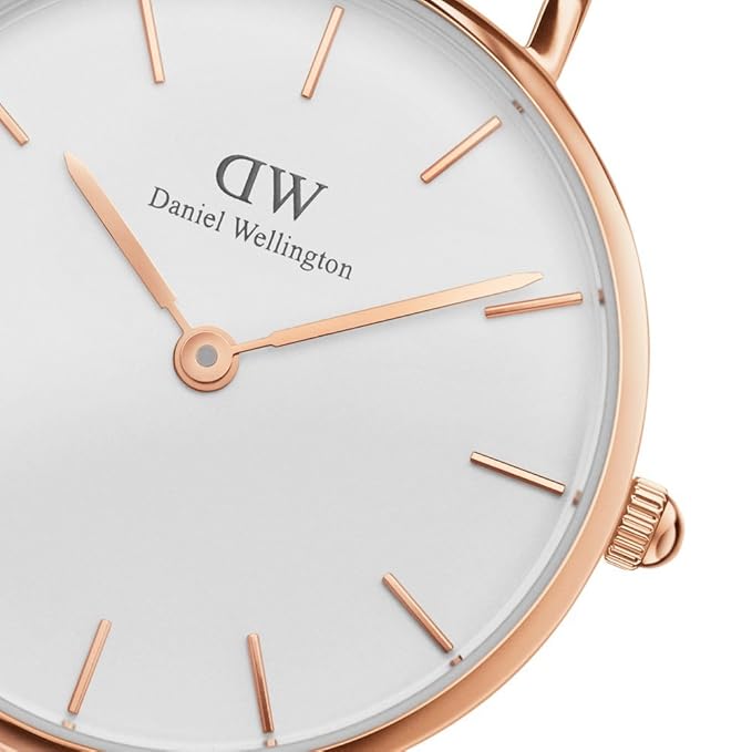 Daniel Wellington Petite St. Mawes 32mm White Dial Genuine Leather Women's Watch - DW00100175