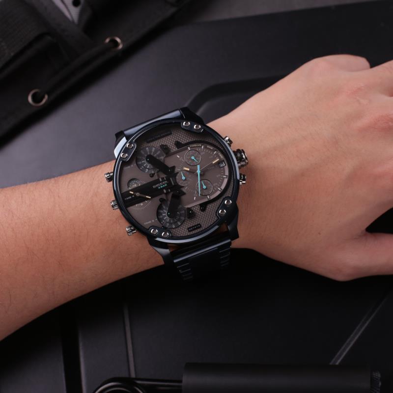 Diesel Big Daddy Blue Steel Men's Watch DZ7414