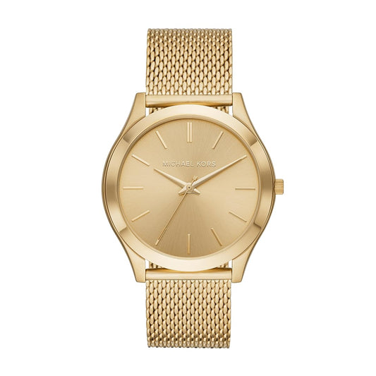 Michael Kors Men's Slim Runway Gold-Tone Watch MK8625