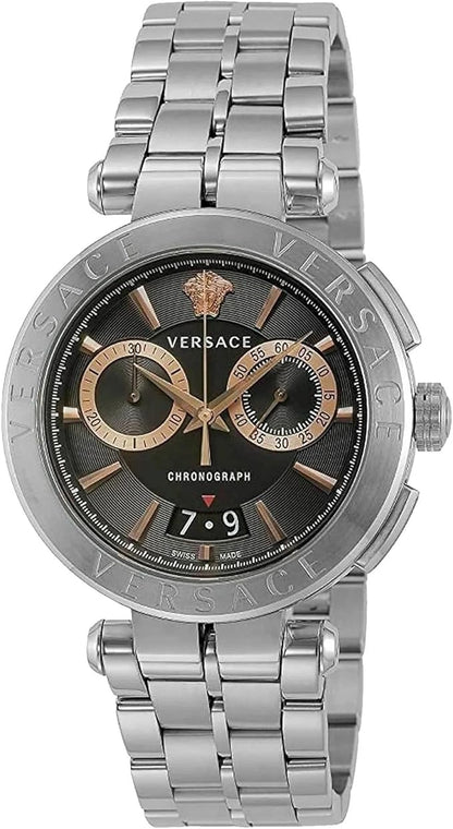 Versace Aion Chronograph Silver Men's Watch VE1D01019