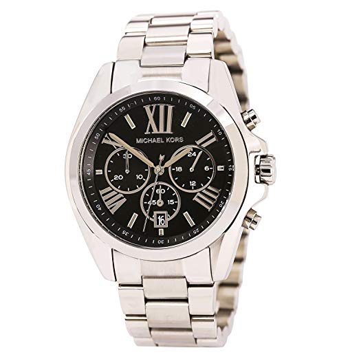 Michael Kors Bradshaw Chronograph Black Dial Silver Watch MK5705