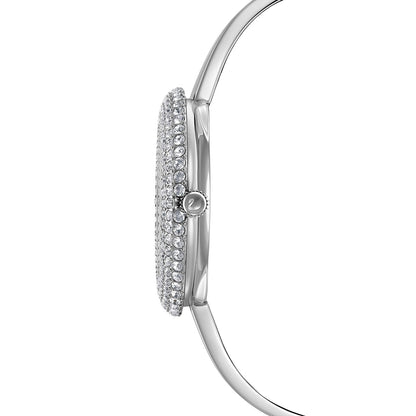 Swarovski Crystal Sparkling Micro-Pave Silver Dial Silver Steel Women's Watch 5483853