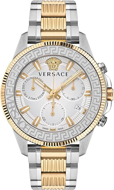 Versace Greca Action Chronograph Two-Tone Men's Watch VE3J00522