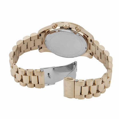 Michael Kors Oversized Lexington Rose Gold-Tone Men's Watch - MK9155
