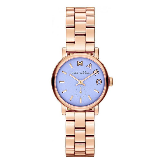 Marc Jacobs Mini Baker Blue Dial Gold 28mm Women's Watch MBM3285