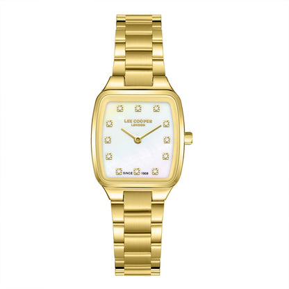 Lee Cooper Malo White MOP Dial Gold Watch - LC08266.120