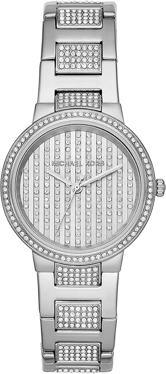 Michael Kors Gabbi Glitz Silver Women's Watch MK3984