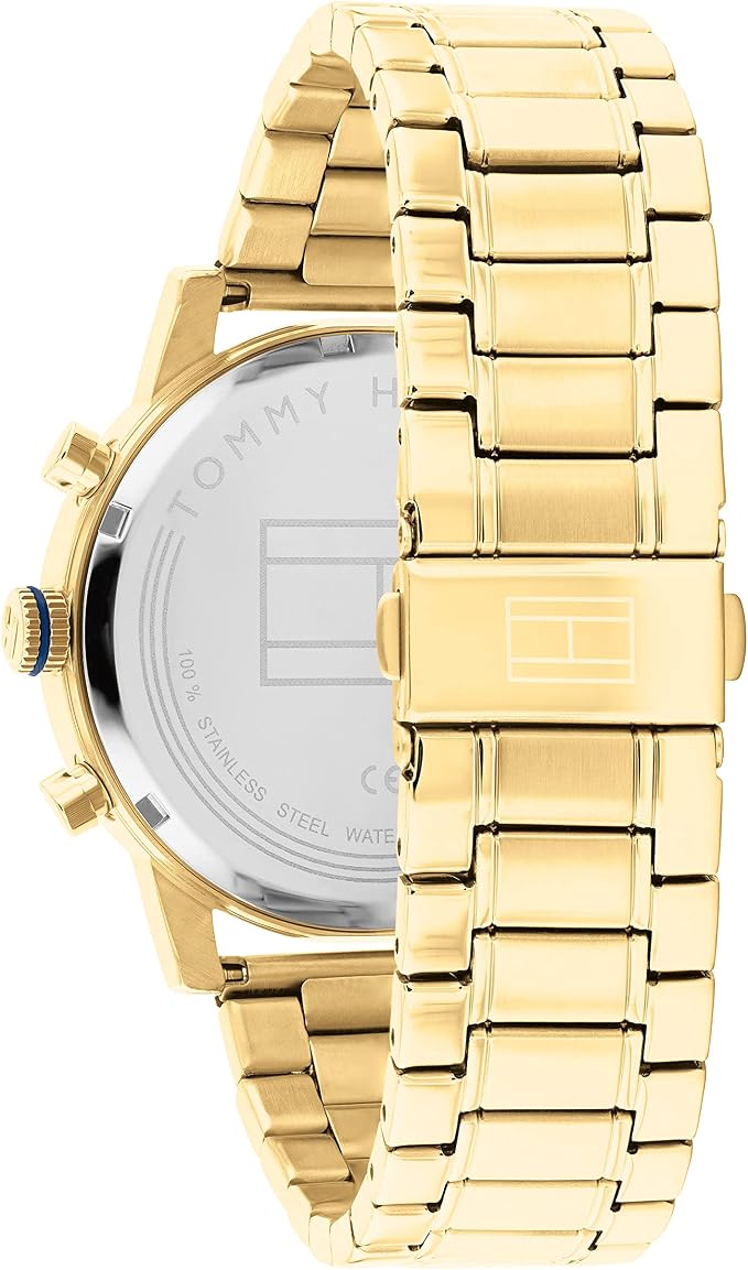 Tommy Hilfiger Sullivan Navy Dial Gold Men's Watch - 1791880