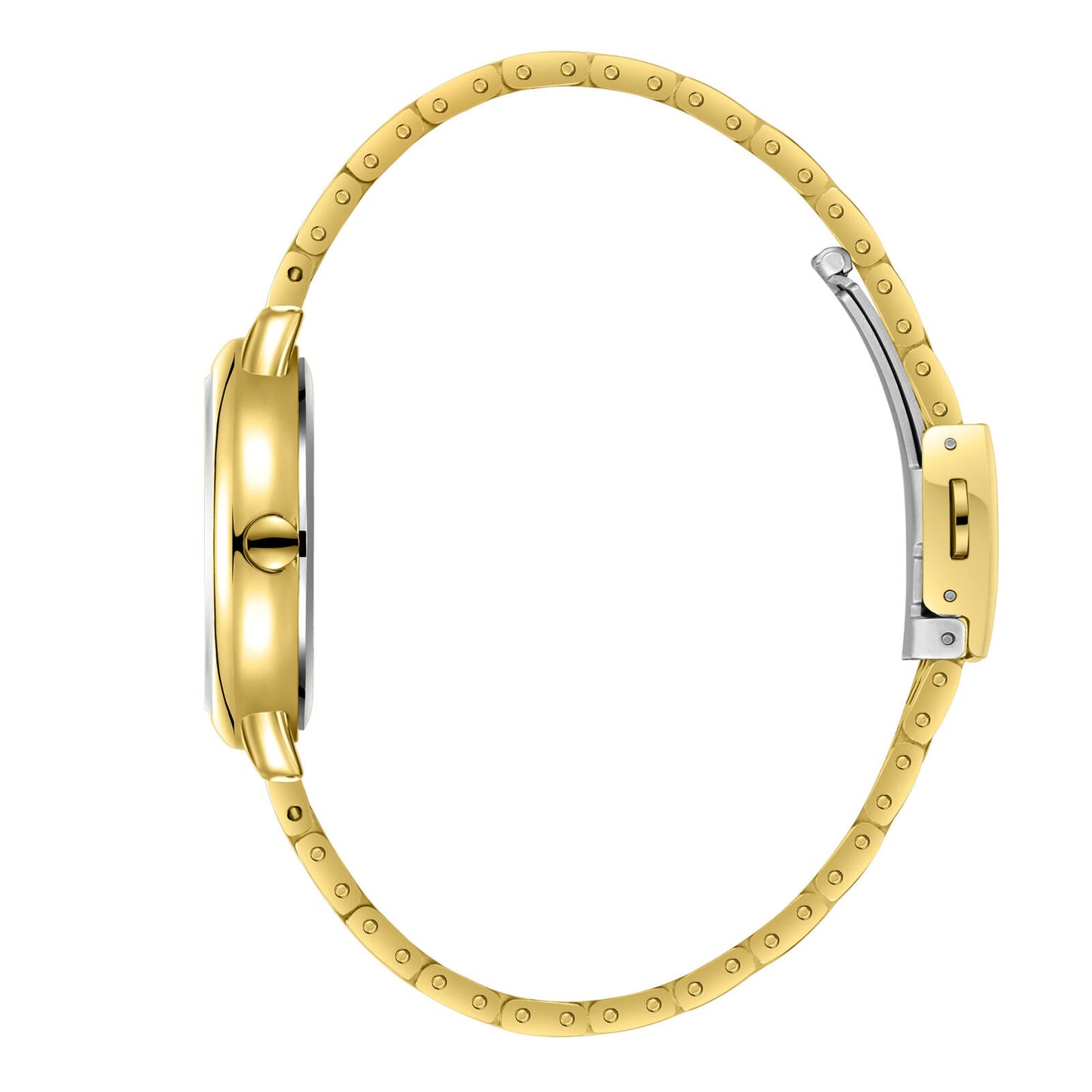 Lee Cooper Elegance Silver Dial Gold Watch - LC08287.130