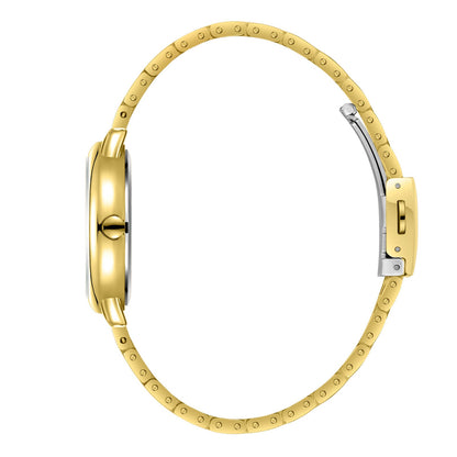 Lee Cooper Elegance Silver Dial Gold Watch - LC08287.130