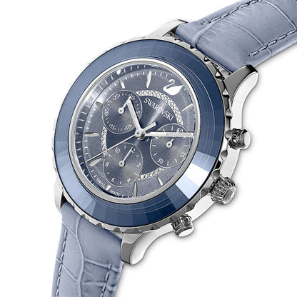 Swarovski Octea Lux Chrono Chronograph Quartz Indigo Blue Dial Women's Watch 5580600