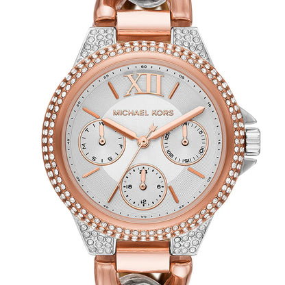 Michael Kors Camille Quartz Crystal Silver Dial Ladies Watch MK6843